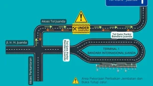 Info Bandara Juanda: Akses Jalan Waru-Juanda Terapkan Buka Tutup