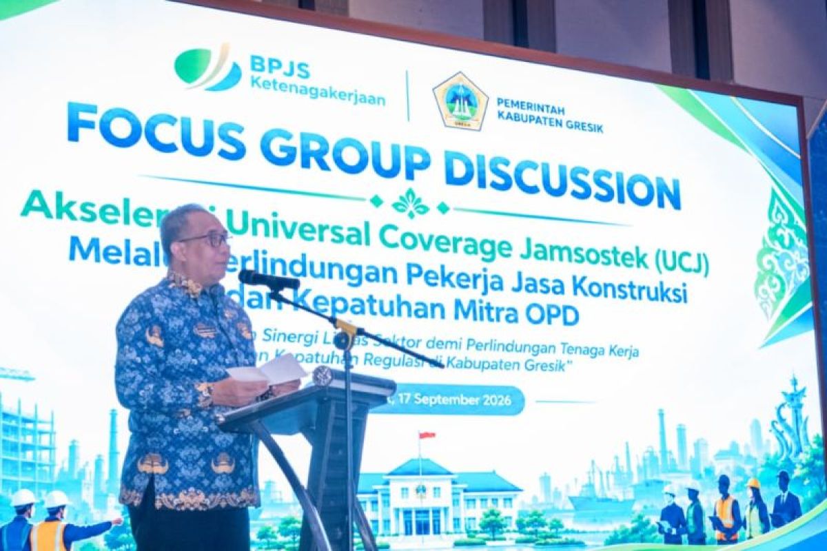 Pemkab Gresik Targetkan Kepesertaan BPJS Pekerja Tembus 55 Persen Pemkab Gresik Targetkan Kepesertaan BPJS Pekerja Tembus 55 Persen