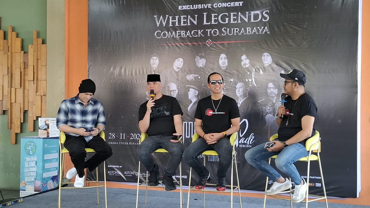 Pertama di RI! Musisi Dewa 19 dan Padi Konser Bareng di Surabaya Pertama di RI! Musisi Dewa 19 dan Padi Konser Bareng di Surabaya