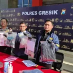 Polres Gresik Tangkap 11 Tersangka Curanmor Spesialis