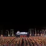 Pagelaran Malam Hari, 1.300 Penari Gandrung Sewu Berpendar Pukau Banyuwangi
